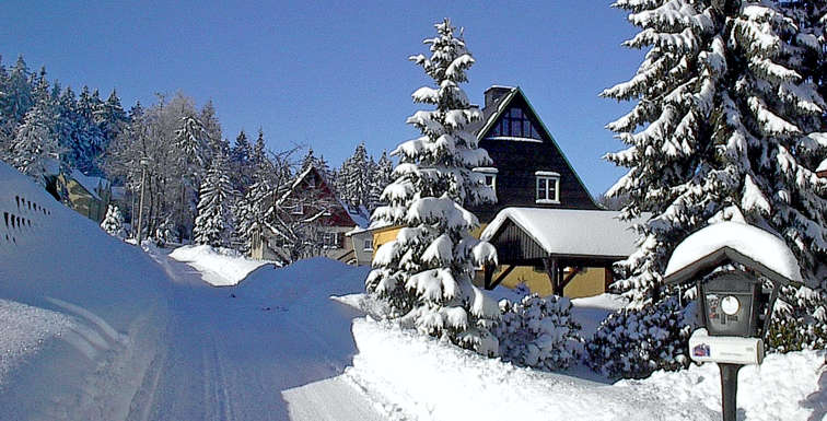 Winterlicher Briefträgersteig